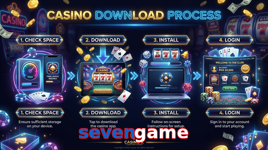 Game list for Sevengame download section